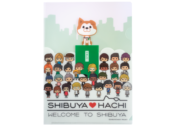 SHIBUYA♡HACHIクリアファイル