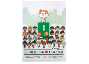 SHIBUYA♡HACHIクリアファイル